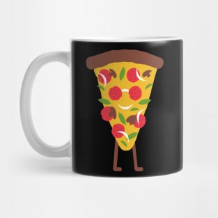 Walking Pizza Cartoon Mug